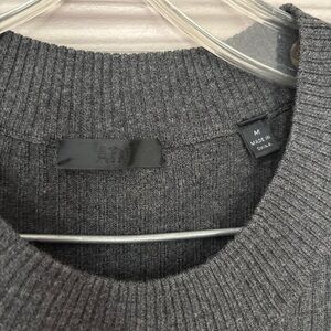 ATM Anthony Thomas Melillo Dark Gray Knit Sweater
